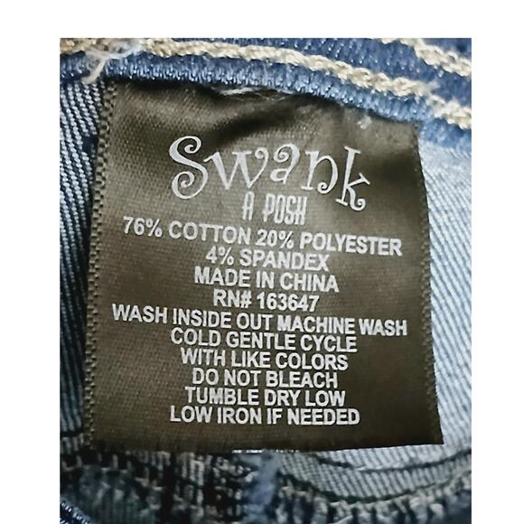 Ladies High Waisted Swank a Posh Flared Jeans - Picture 5 of 5